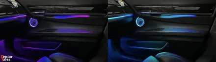 BMW f02 740LI 무빙 엠비언트 시공은 전주 코더스 무드등이지! / 전북 전주, 광주, 김제