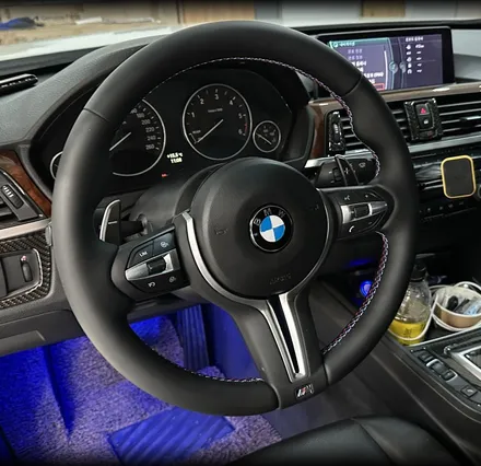 BMW F30 320d 버스핸들에서 M핸들 교체부터 패들쉬프트 활성화 / 전북 전주, 광주, 김제