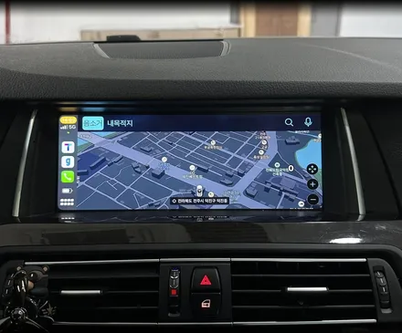 BMW F10 520d 순정 뜯고 10.25인치 터치형 카플레이 안드로이드오토 가즈아 / 전북 전주, 광주, 김제