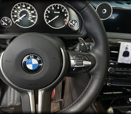 BMW F15 X5 X6 - M핸들 가죽 퀄리티 조오타 / 전북 전주, 광주, 김제