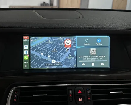 BMW F02 750li 카플레이 안드로이드오토 무선으로 써보는 인디웍 인터페이스 / 전북 전주, 광주, 김제