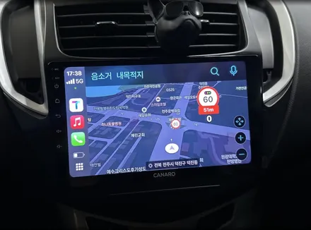 쉐보레 트랙스 카플레이 안드로이드오토용 카나로 A-plus 제품 장착기 / 전북 전주, 광주, 김제