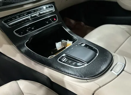 벤츠 W213 E300 순정 우드에서 무광 카본으로 실내 랩핑 작업기! / 전북 전주, 광주, 김제