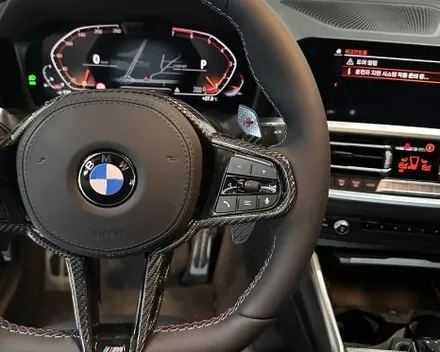BMW G20 330i 신형의 디자인 LCI2 카본 핸들 장착기! / 전북 전주, 광주, 김제
