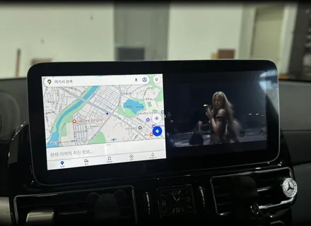 벤츠 W166 GLE 300d 순정 모니터가 답답하면 안드로이드올인원 12.3인치로 바꾸자! / 전북 전주, 광주, 김제