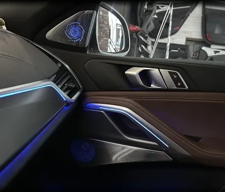 BMW G06 X6 - 회오리 스피커 순정연동 풀커버 엠비언트 아직도 고민만 하세요? / 전북 전주, 광주, 김제