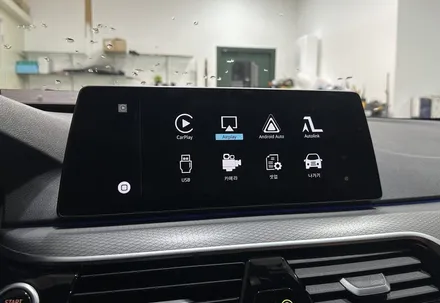 BMW G30 530i 인디웍 무선 안드로이드오토 그리고 AP500 하이패스 장착기 / 전북 전주, 광주, 김제