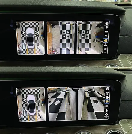 벤츠 W213 e250 어라운드뷰 : 3D 올인원 일체형 순정연동 깔끔한 시공방식으로 순정 그대로 인스톨! / 전북 전주, 광주, 김제