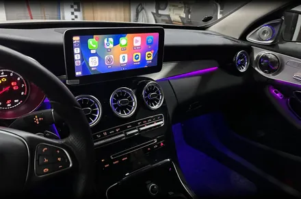 전주 덕진구 / 카플레이& 코더스엠비언트 &세로그릴 / 벤츠 / C-클래스 W205