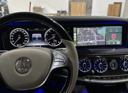 벤츠 W222 S600 순정형 카플레이와 안드로이드오토 가볍게 그리고 편리하게 사용하기! / 전북 전주, 광주, 김제