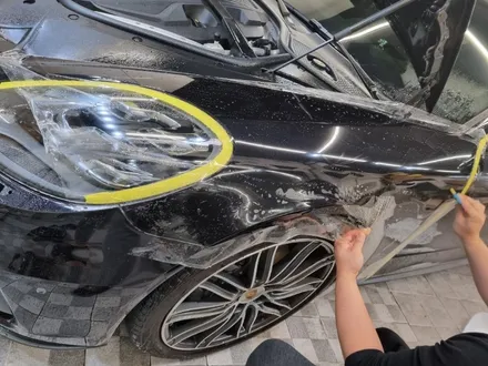 사고로 입고한 포르쉐 파나메라 광주 ppf 보험처리로 간단하게! / 광주 광산구