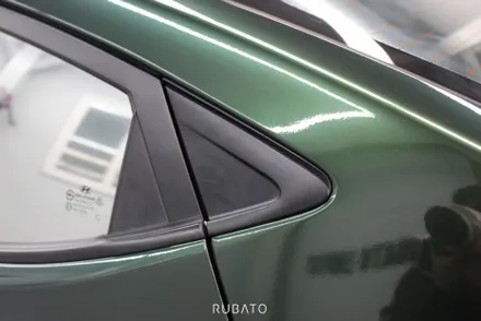 부산/사상 자동차랩핑 현대 아반떼 MD 엠페스트디자인 미드나잇 그린 / 부산 사상구 괘법동