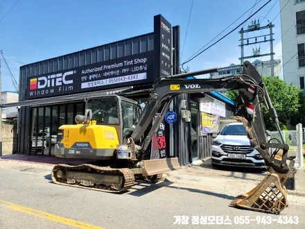 포크레인 썬팅 볼보 02 또 입차되었습니다!! / 거창 창원
