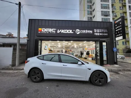 경남 테슬라 모델3 디텍 헤임달 썬팅~!!! / 거창 창원