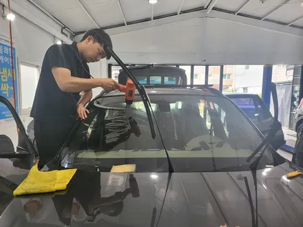 경남 거창 BMW X1 썬팅 재시공 디텍 오로라로! / 거창 창원