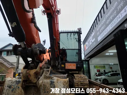 거창 포크레인 썬팅, 두산03 해임달DM 필름 전, 측후면 후기 / 거창 창원