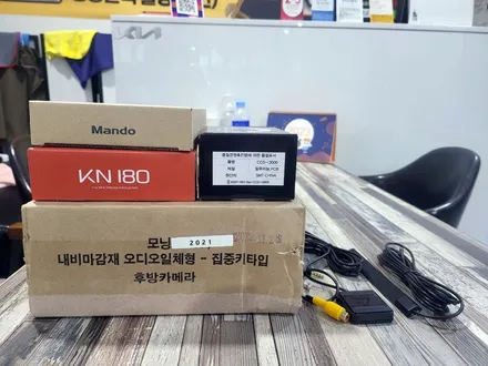모닝 네비 매립과 후방카메라~ / 거창 창원