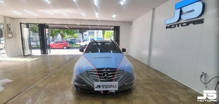 (1탄) 거창 벤츠C63 AMG 디텍 썬팅, 블랙박스, 후방카메라, 보조배터리 시공하기 / 거창 창원
