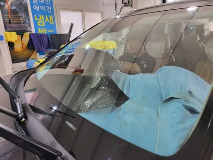 카니발 썬팅 재시공 글라스틴트 레이니블루와 선셋 / 거창 창원