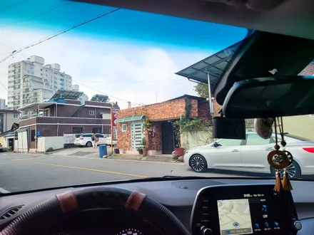 거창 글라스틴트 산타나 투싼 썬팅 재시공... 너무 더워서.. / 거창 창원