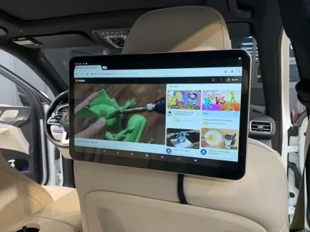 벤츠 GLS400d 리어 모니터, 안드로이드 리어 모니터