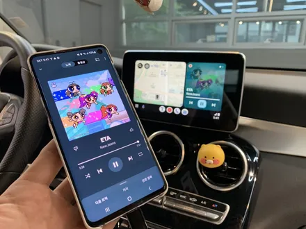 벤츠 GLC220d 카플레이 터치 장착! 안드로이드오토 터치 장착! (무선 애플 카플레이, 무선 구글 안드로이드오토)