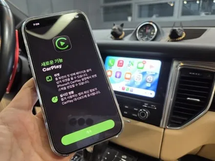 포르쉐 마칸 카플레이! 안드로이드오토! 후방카메라 고장 교체! 무선 카플레이, 안드로이드오토 장착으로 T맵 사용 하기! PCM 4.0 !