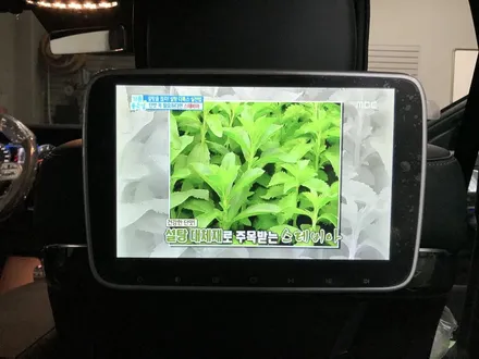 벤츠 S63 AMG 리어모니터 장착