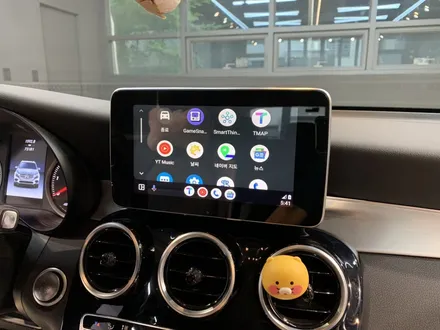 벤츠 GLC220d 카플레이 터치 장착! 안드로이드오토 터치 장착! (무선 애플 카플레이, 무선 구글 안드로이드오토)