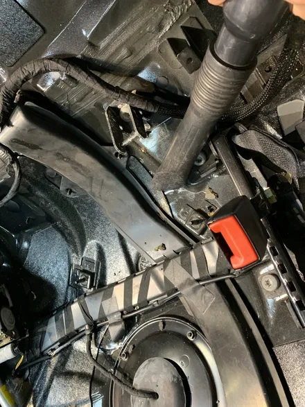 BMW E65 745Li 크레파스 냄새 제거, 순정 내장재 냄새 제거,크레파스 냄새