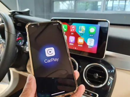 벤츠 GLC350e 애플 카플레이 터치, 구글 안드로이드오토 터치
