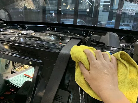 BMW E65 745Li 크레파스 냄새 제거, 순정 내장재 냄새 제거,크레파스 냄새