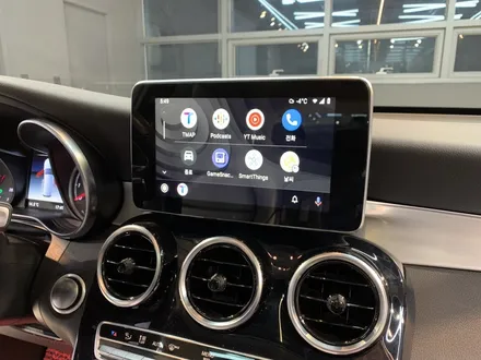 벤츠 GLC350e 애플 카플레이 터치, 안드로이드오토 터치 장착!