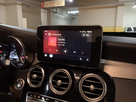 벤츠 GLC350e 애플 카플레이, 구글 안드로이드오토 터치