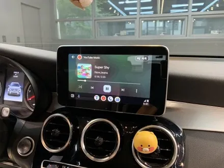 벤츠 GLC220d 카플레이 터치 장착! 안드로이드오토 터치 장착! (무선 애플 카플레이, 무선 구글 안드로이드오토)