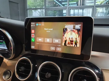 벤츠 GLC350e 애플 카플레이 터치, 구글 안드로이드오토 터치