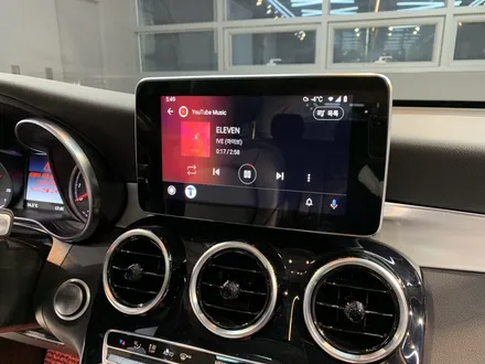 벤츠 GLC350e 애플 카플레이 터치, 안드로이드오토 터치 장착!