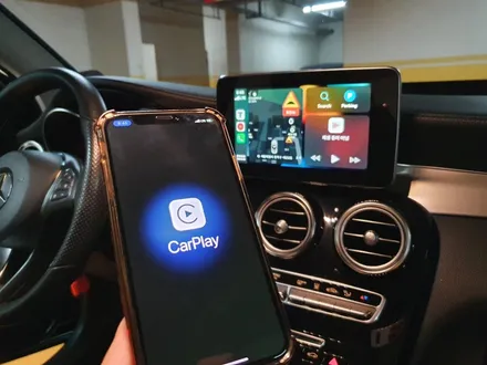 벤츠 GLC350e 애플 카플레이, 구글 안드로이드오토 터치
