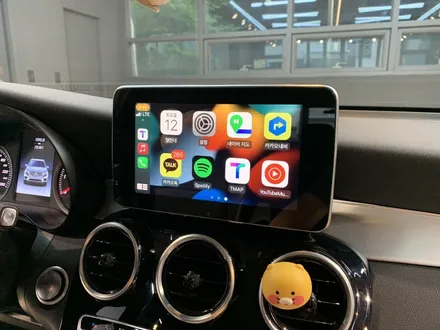 벤츠 GLC220d 카플레이 터치 장착! 안드로이드오토 터치 장착! (무선 애플 카플레이, 무선 구글 안드로이드오토)