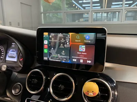 벤츠 GLC220d 카플레이 터치 장착! 안드로이드오토 터치 장착! (무선 애플 카플레이, 무선 구글 안드로이드오토)