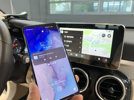 벤츠 GLC350e 애플 카플레이 터치, 구글 안드로이드오토 터치