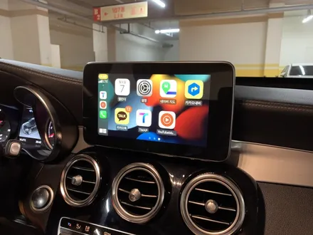 벤츠 GLC350e 애플 카플레이, 구글 안드로이드오토 터치