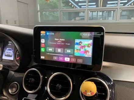벤츠 GLC220d 카플레이 터치 장착! 안드로이드오토 터치 장착! (무선 애플 카플레이, 무선 구글 안드로이드오토)