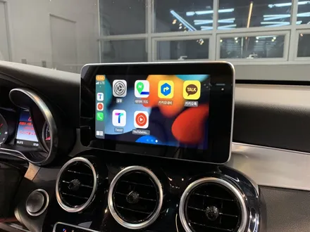 벤츠 GLC350e 애플 카플레이 터치, 안드로이드오토 터치 장착!
