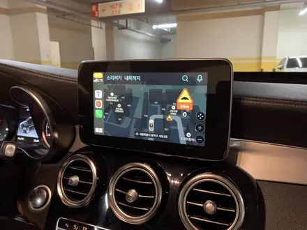 벤츠 GLC350e 애플 카플레이, 구글 안드로이드오토 터치
