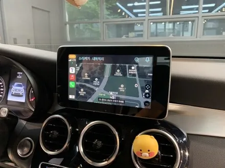 벤츠 GLC220d 카플레이 터치 장착! 안드로이드오토 터치 장착! (무선 애플 카플레이, 무선 구글 안드로이드오토)