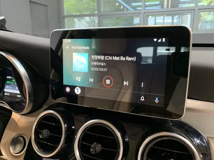 벤츠 GLC350e 애플 카플레이 터치, 구글 안드로이드오토 터치