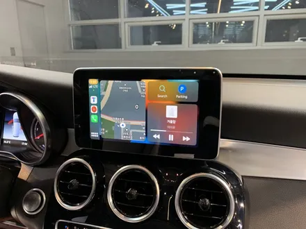벤츠 GLC350e 애플 카플레이 터치, 안드로이드오토 터치 장착!