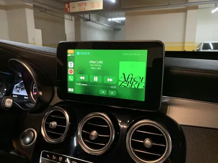 벤츠 GLC350e 애플 카플레이, 구글 안드로이드오토 터치