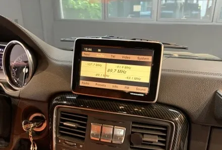 벤츠 G350 지바겐, 국산 안드로이드 올인원, 10인치 안드로이드 올인원, 큐로이X, NTG-4500AB 고장 교체, 지바겐 모니터고장